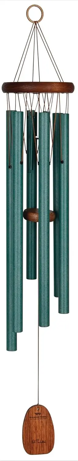 32" Green Wind Chim… - image