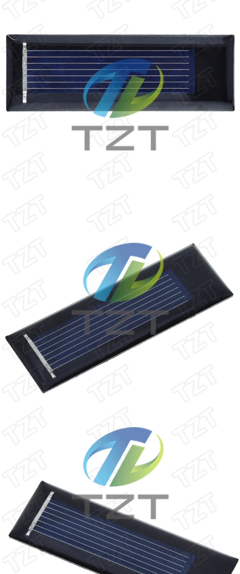 TZT 1/5/10PCS 0,5V 100mA 0,08W 53*18MM Solarpanel Epoxy Polykristallin DIY Batterie-Ladegerät Mini-Solarzelle TZT Bestseller – Detail 8