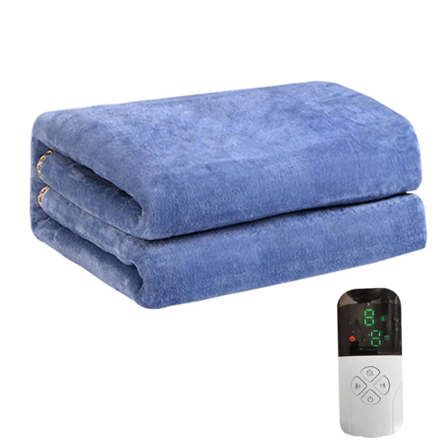 

Electric Blanket Thicker Heater Single Control Household Electric Blanket Heating Blanket Mattress Blue EU Plug