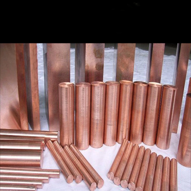 C18150 Chromium Zirconium Copper Rod Diam 10-80mm CuCrZr Stick Electric Welding Electric Soldering CNC Material Length 100-300MM