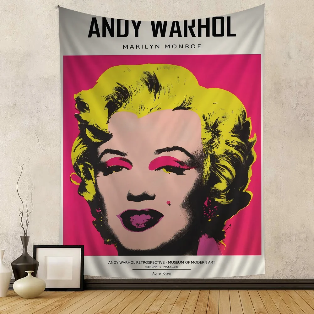 Fashion Movie Star Marilyn Monroe DIY Wall Tapestry Art Science Fiction Room Home Decor Wall Art Decor