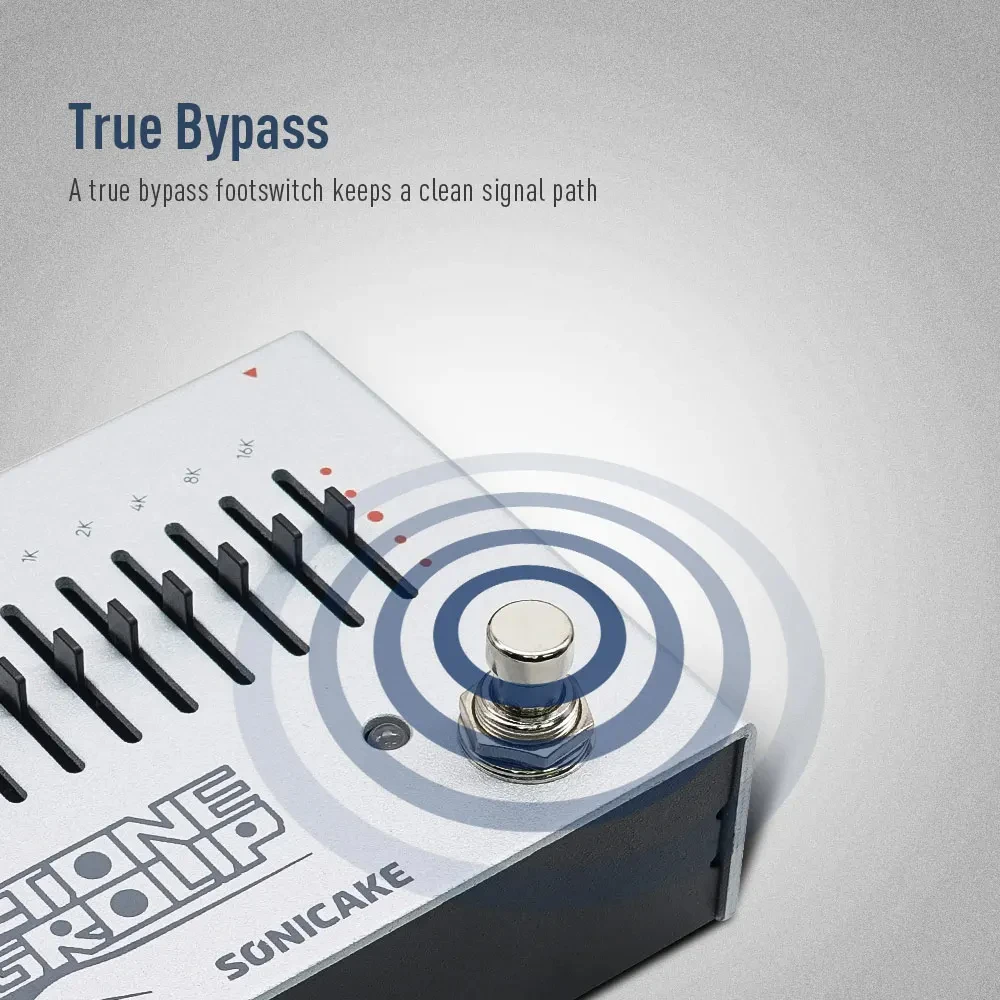 SONICAKE QDS-01 โทนกรุ๊ป อีควอไลเซอร์ 10 แบนด์ สำหรับกีตาร์และเบส