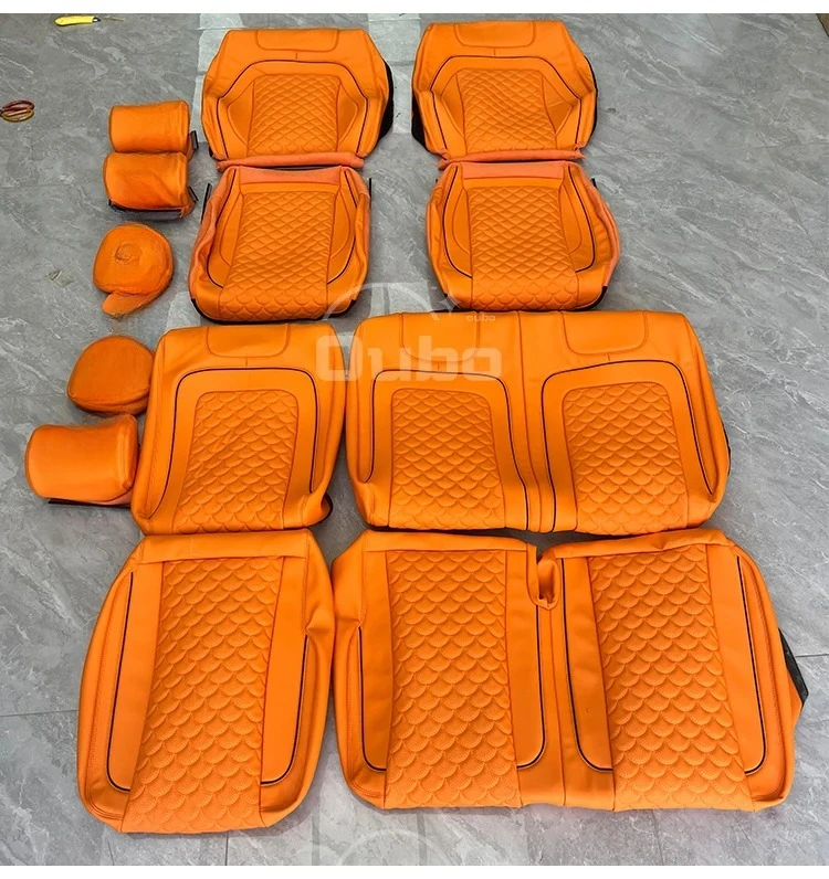 Applicable for Mercedes Benzz G-Class Seat Cover Customized Styles and Colors New G-class Seat Nappa Leather Cover Interior Wrap