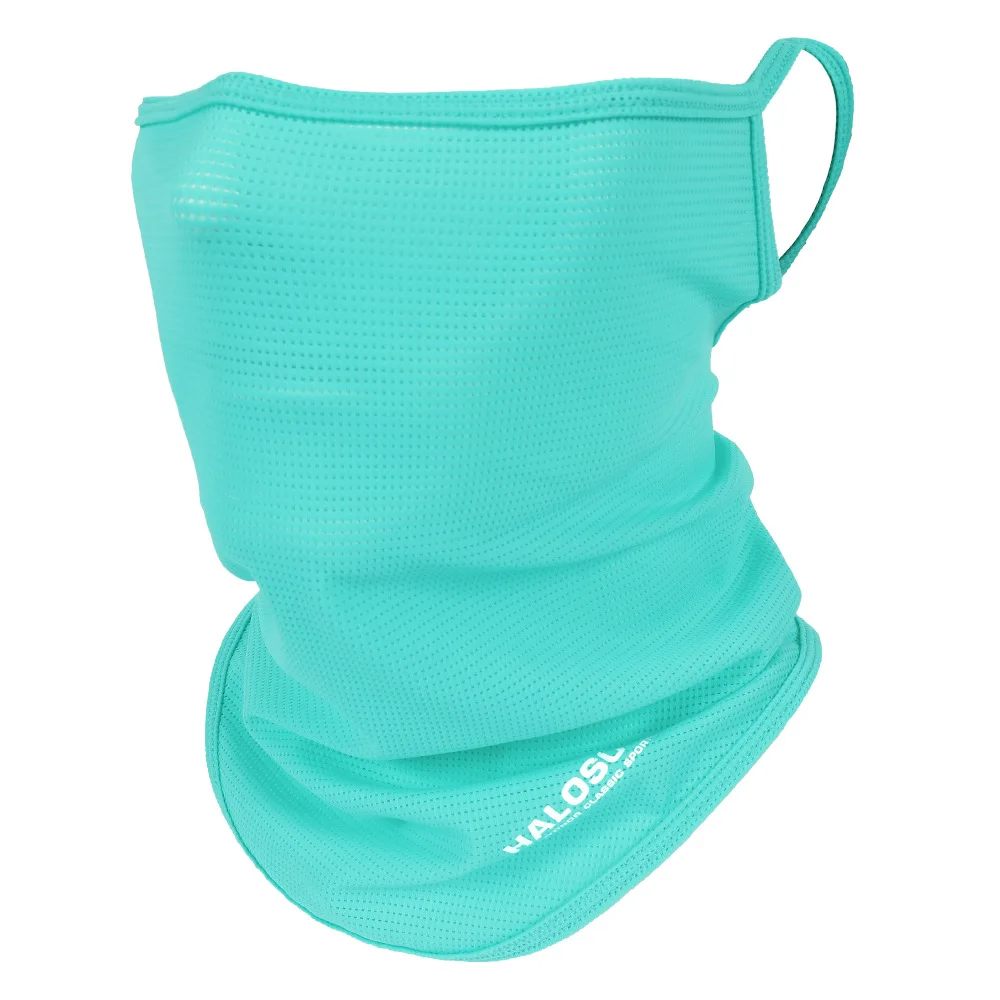 Unisex Cycling Fishing Sports Neck Cover UPF50 Anti UV Hanging Ear Protection Face Towel, Quick Drying and Breathable