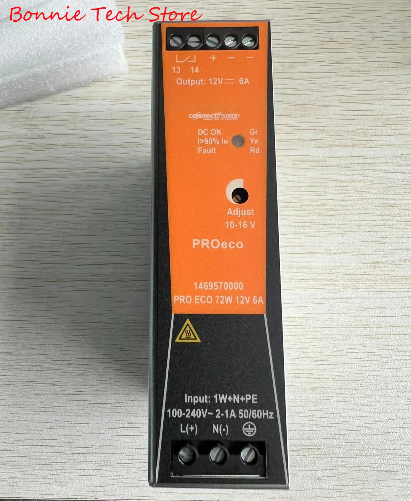 1469570000 for Weidmuller PRO ECO 72W 12V 6A,switch-mode power supply unit, 12 V