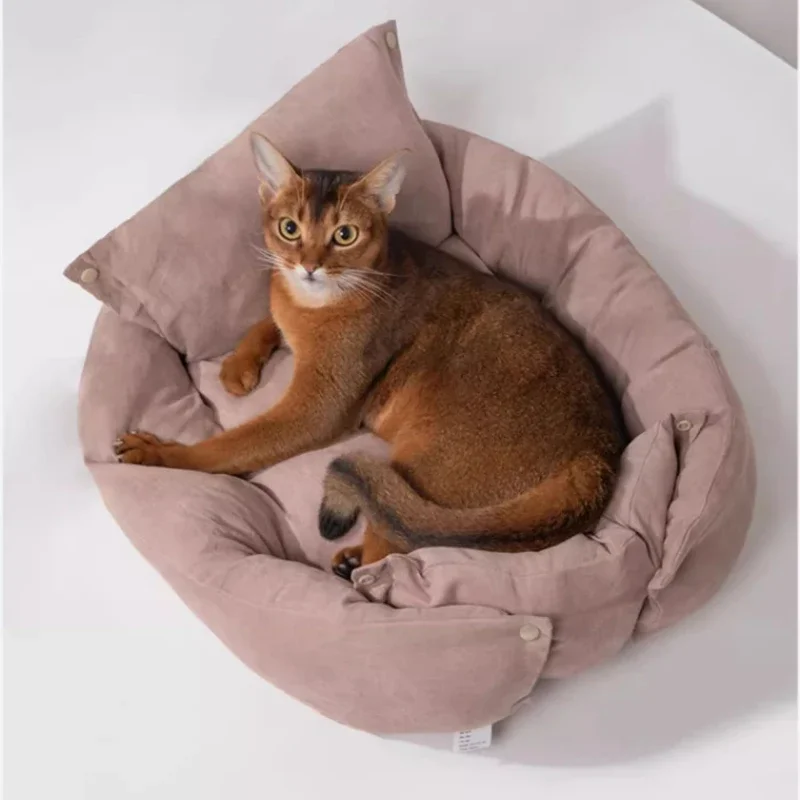 

3 IN 1 Warm Dog Bed Mat Winter Warmth Pet Sleeping Bed Mat Puppy Cat Nest Cushion for Small Medium Dogs Cats Kitten Pet Supplies