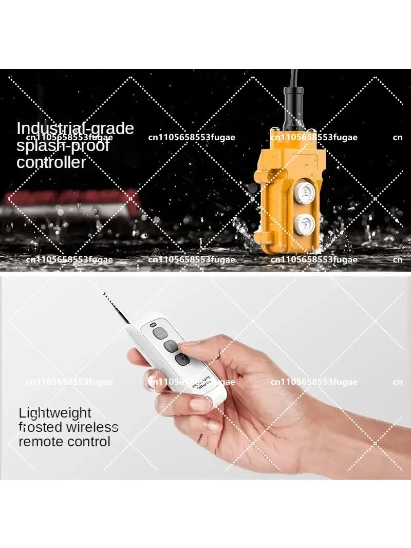 

500Kg Portable Crane Electric Hoist for Cars, Home improvement, Cargo handling, Production workshop lifting
