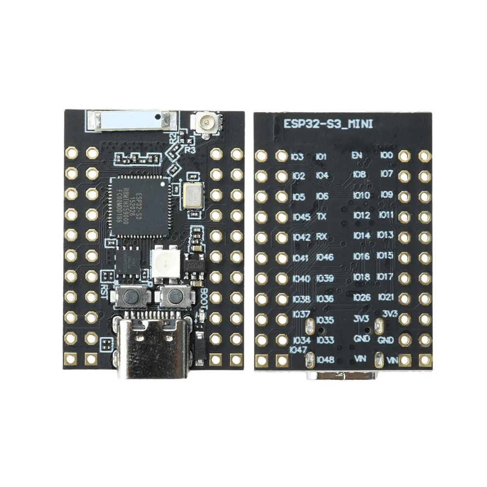 MINI Development Board ESP32‑S3‑N16R8 WiFi BLE5.0 Dual Core MCU Module 16MB Flash 8MB PSRAM AI Support Mesh Smart Home Module