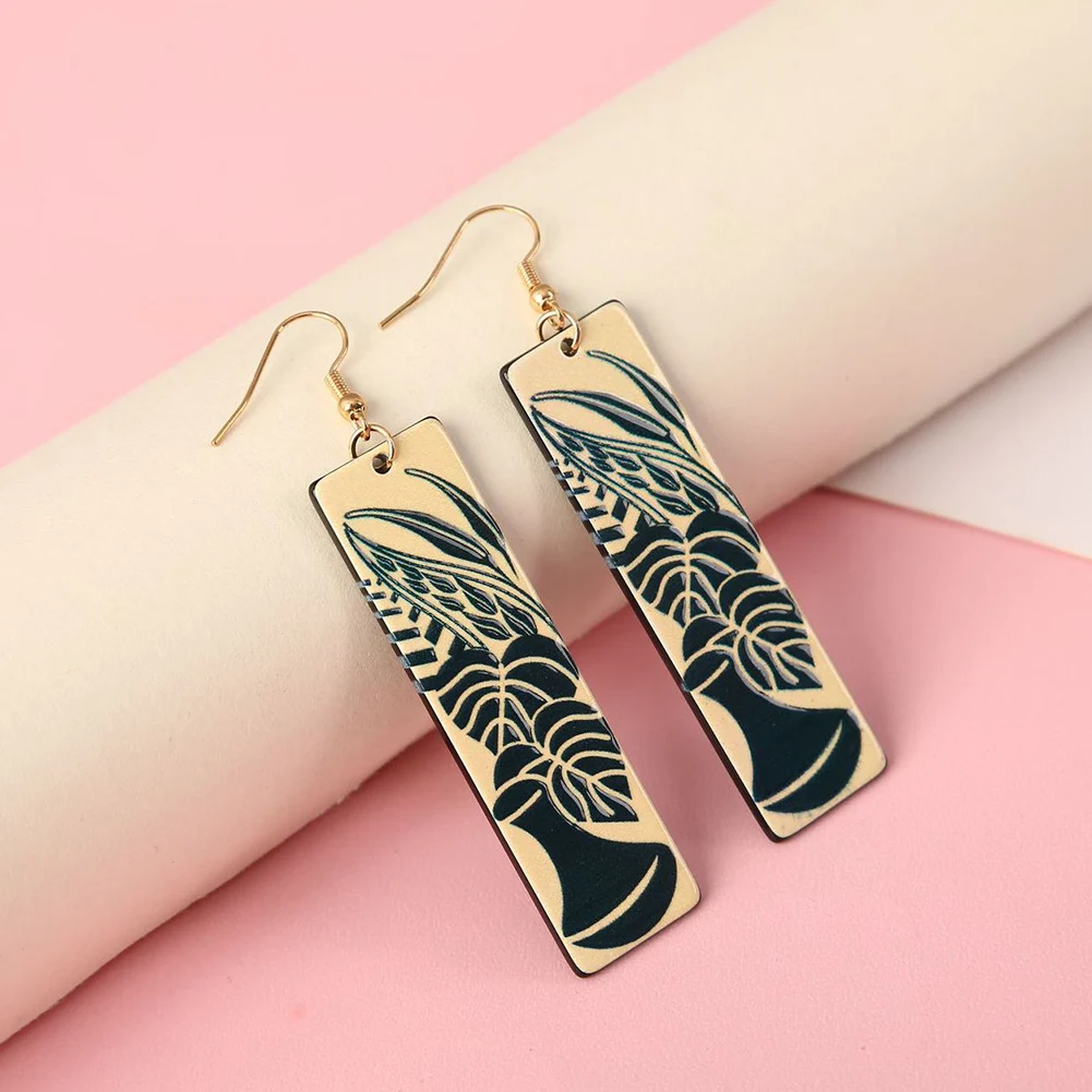 Cring Coco 2022 New Design Samoan Jewelry Polynesian Acrylic Drop Earrings Hawaiian Dangle Earring for Women French Polynesia