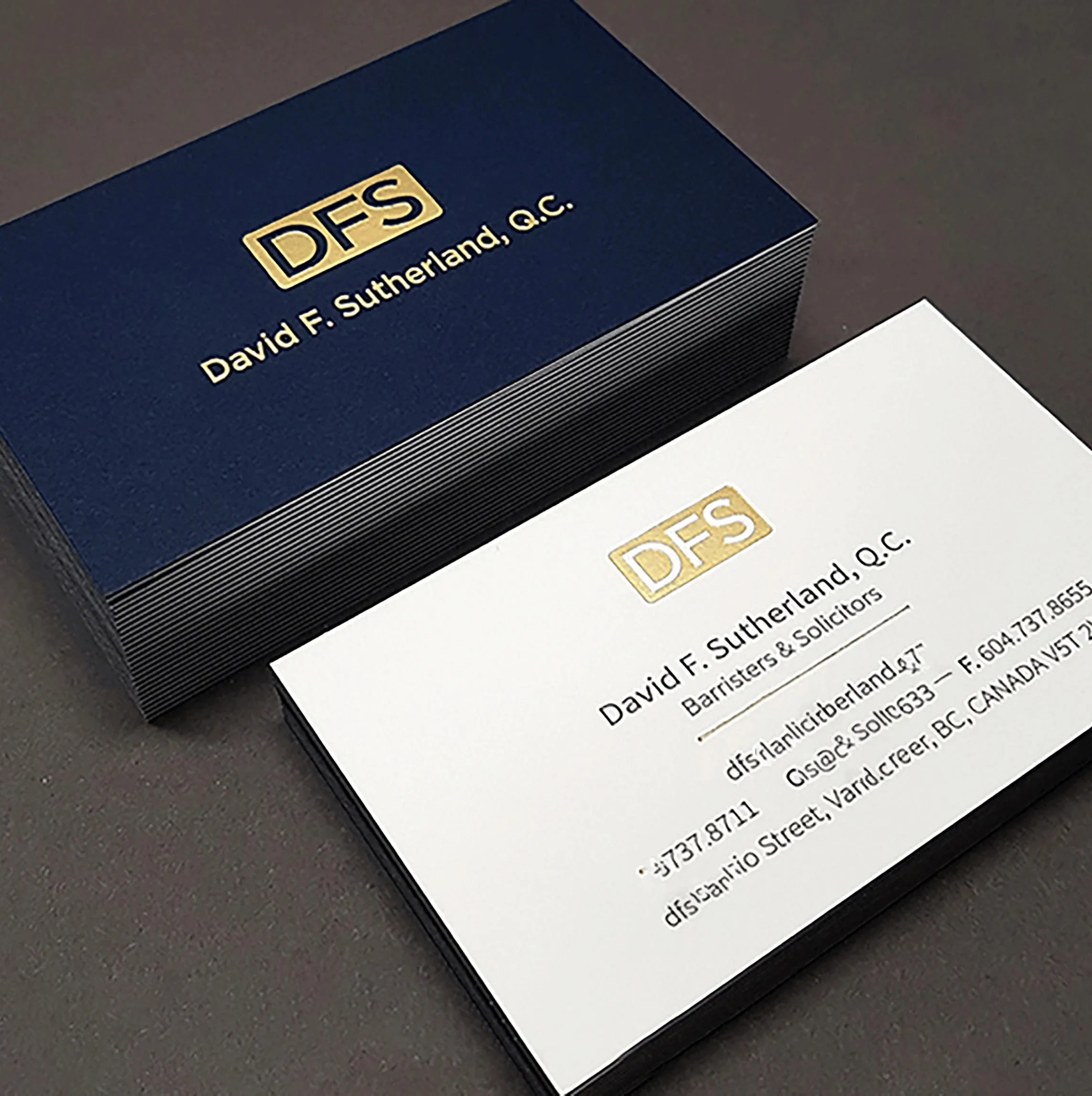 Custom High-end Business Cards, Double-sided Printing, Special Paper, Bronzing & Embossing, Private Business, Luxury Brand