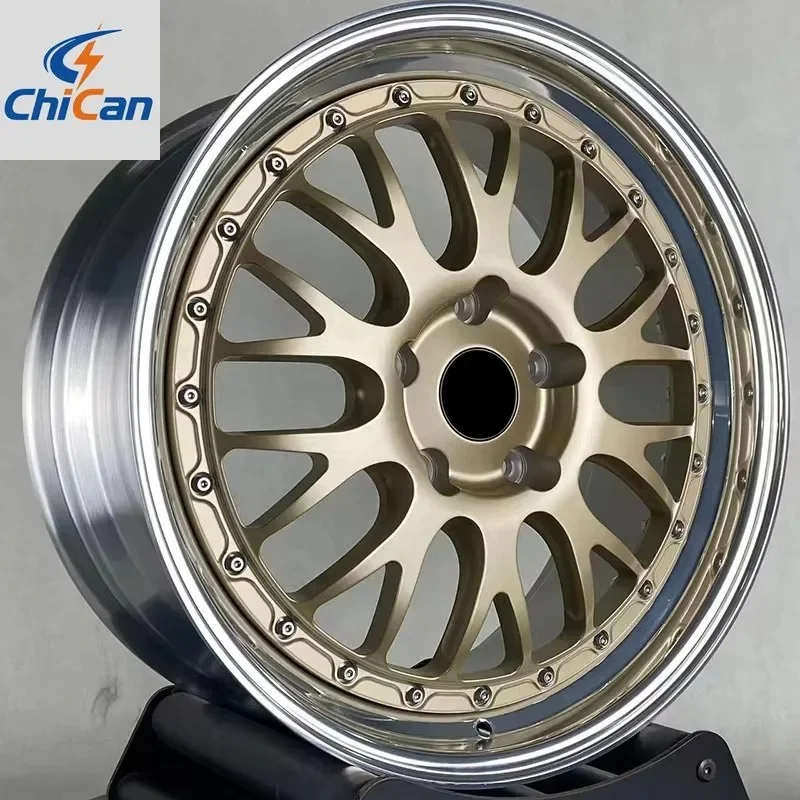

[2026] Chican Custom Forged 2 Piece Custom Forged Wheels 5x112 5x114.3 5x120 17-22 Inch Car Alloy Rims Fit For Bmw M2 M3 M4 For