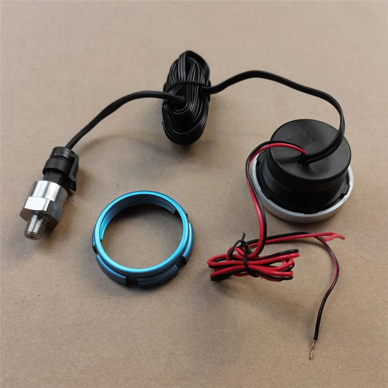 

Манометр масла 52 мм с предупреждающей сигнализацией, датчик 1/8 NPT, измеритель давления масла для автомобиля, лодки