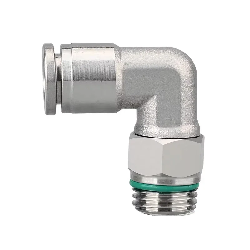 Imagem -06 - Encaixe de Mangueira Pneumática pl Air Tube Connector Quick Release Pipe Fittings Bsp Aço Inoxidável 304