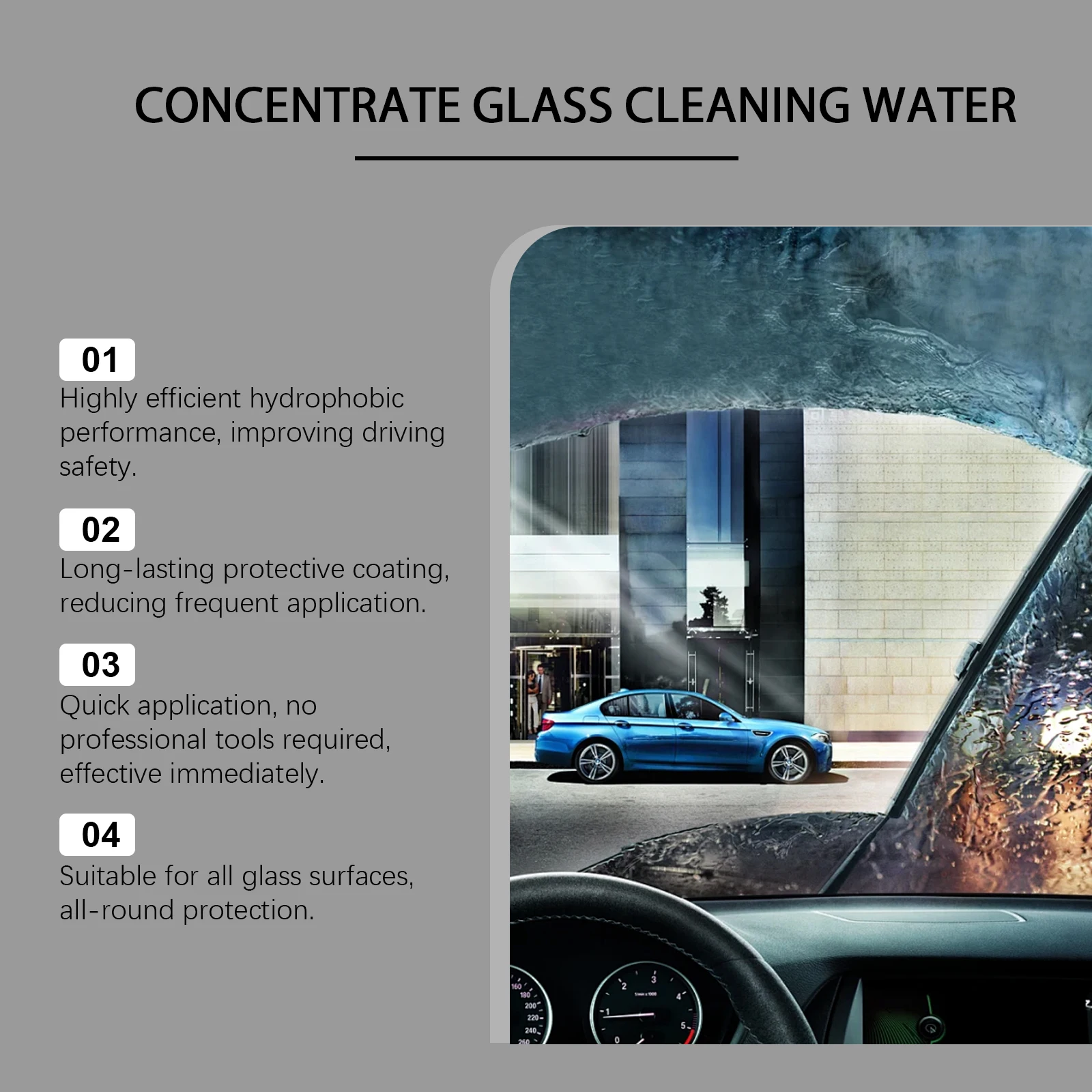 Car Glass Oil film Cleaner Waterproof Polishing Compound Windshield Cleaner Paste Film Removal Cream Auto Clear Window Care 50ml