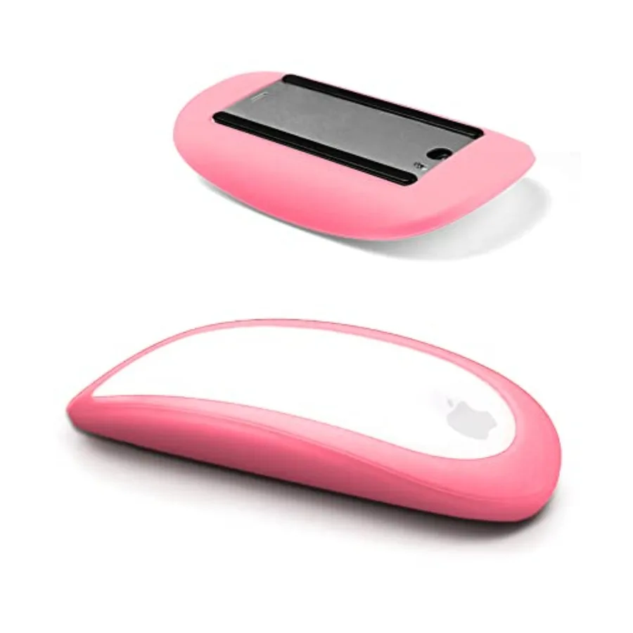 

Magic Mouse Silicone Case Cover for Apple Magic Mouse 1 and 2, Pink Soft ultra-thin silicone skin, dust-resistant, shock-absorb