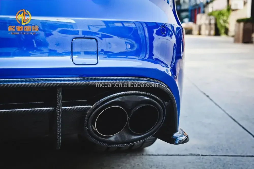 C7 RS6 rear diffuser rear bumper diffuser OEM style