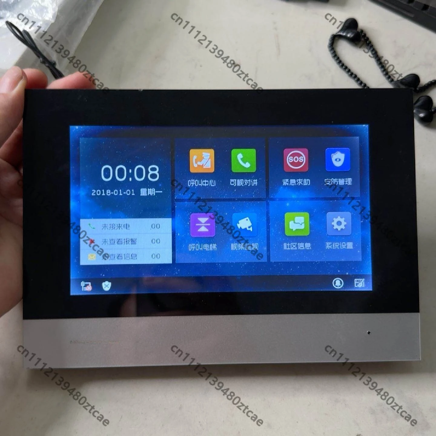 EH-IS Smart Indoor Monitor Touch Screen Video Intercom Terminal Unit Building Door Access Intercom System