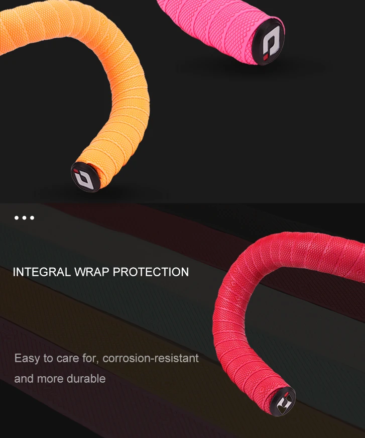 Odi Rennrad Bar Tape ultraleichte Fahrrad Lenker riemen hohe Zähigkeit pu/eva Diamant Textur Anti-Rutsch-Griff Gürtels tange Wrap – Detail 4