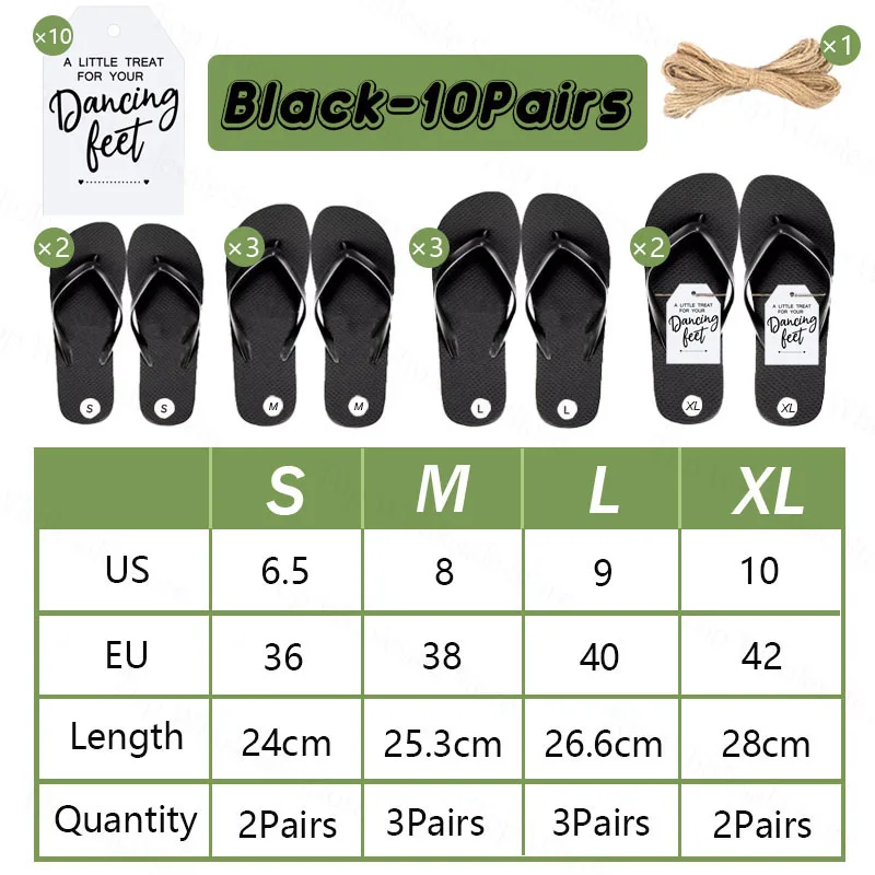 6-100 paar slippers bulk voor bruiloftsgasten bruiloft gunsten dansen slippers bruids douche geschenken sandalen schoenen voor strand