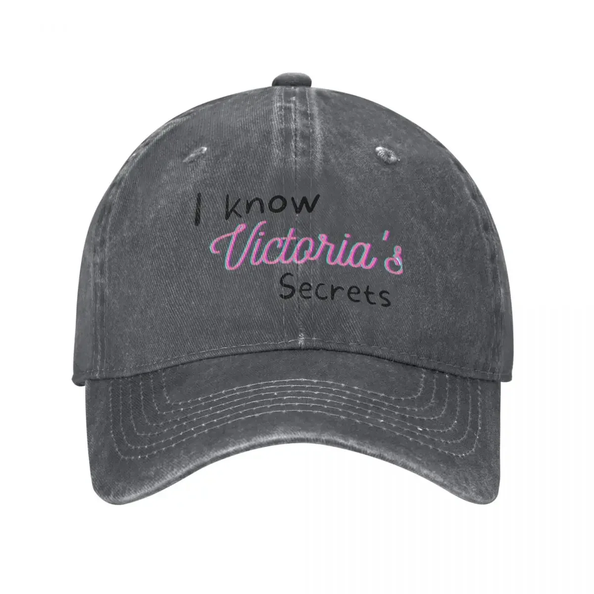 shh.. victoria's secrets Baseball Cap Anime Big Size Hat funny hat Men's Baseball Women's