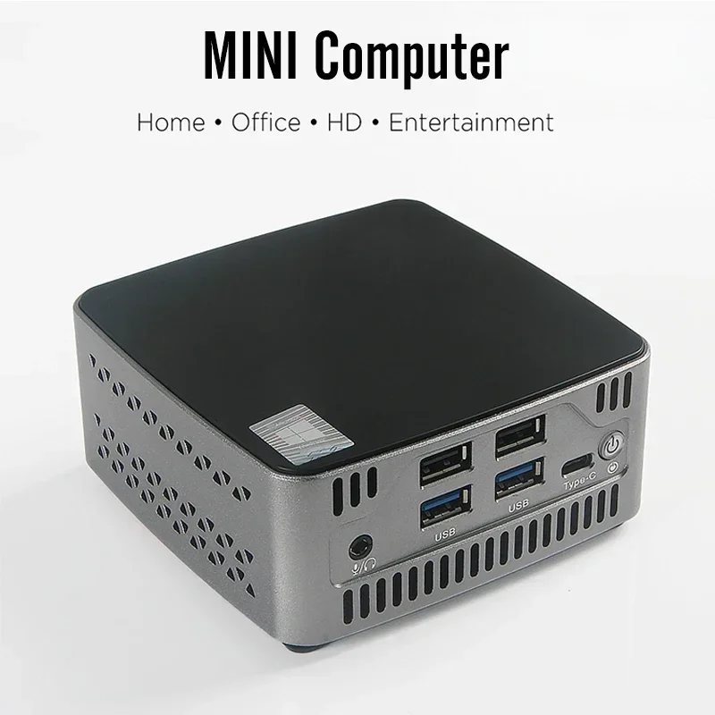 2026 Vtex Mini Computer Desktop Core 8Th Generation Whiskey Lake-U Full Function Usb-C Morefine Modern 2 Ddr4 Sodimms Mini Pc