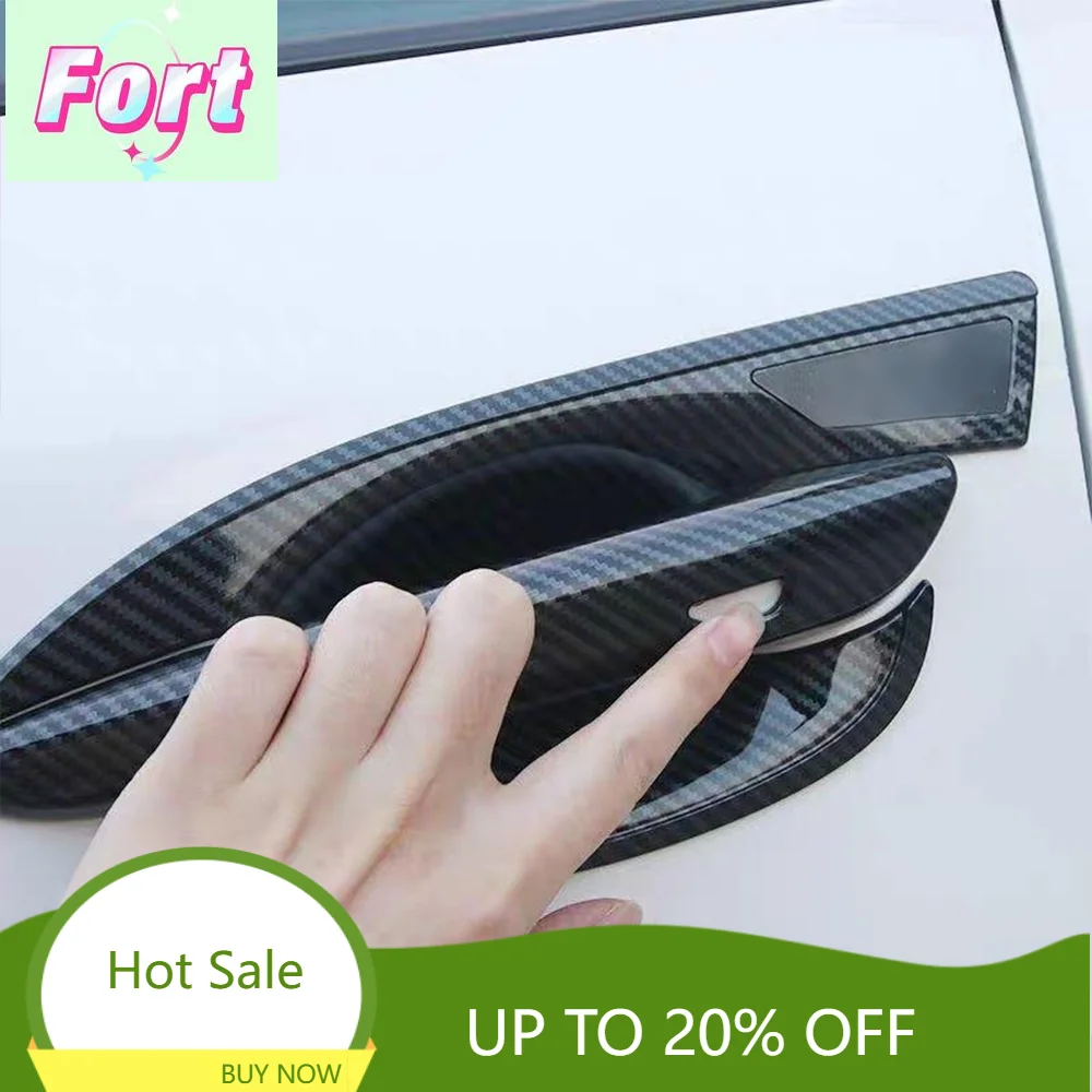 New For Mazda3 BP sedan Hatchback 2019~2025 2020 2021 Car Exterior Door Handle Protective Cover Anti-scratch Decorative Accessor