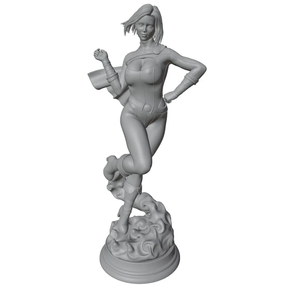 1/24--1/8 Movie Character Model Girl Resin Model Kits 3D Printed Gray Model Figurine DIY Doll Model Unassembled And Unpainted