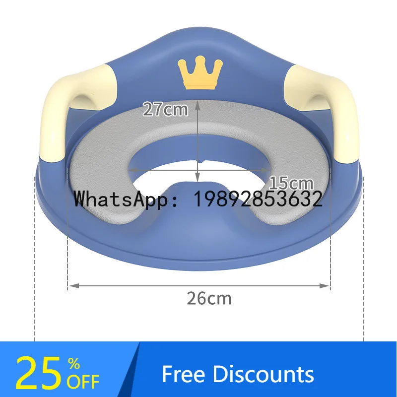 Assento sanitário infantil assento de penico para bebê almofada macia ampliada penico infantil