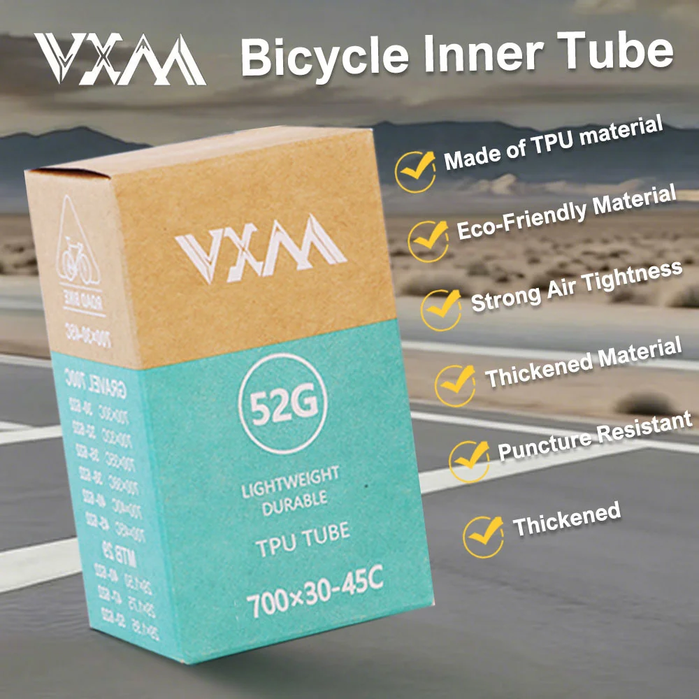 TPU Road Bicycle Inner Tube 700c French Valve Ultralight Bike Tire for Mountain Gravel Cycling 700C 700 30 32 35 38 40 45 C