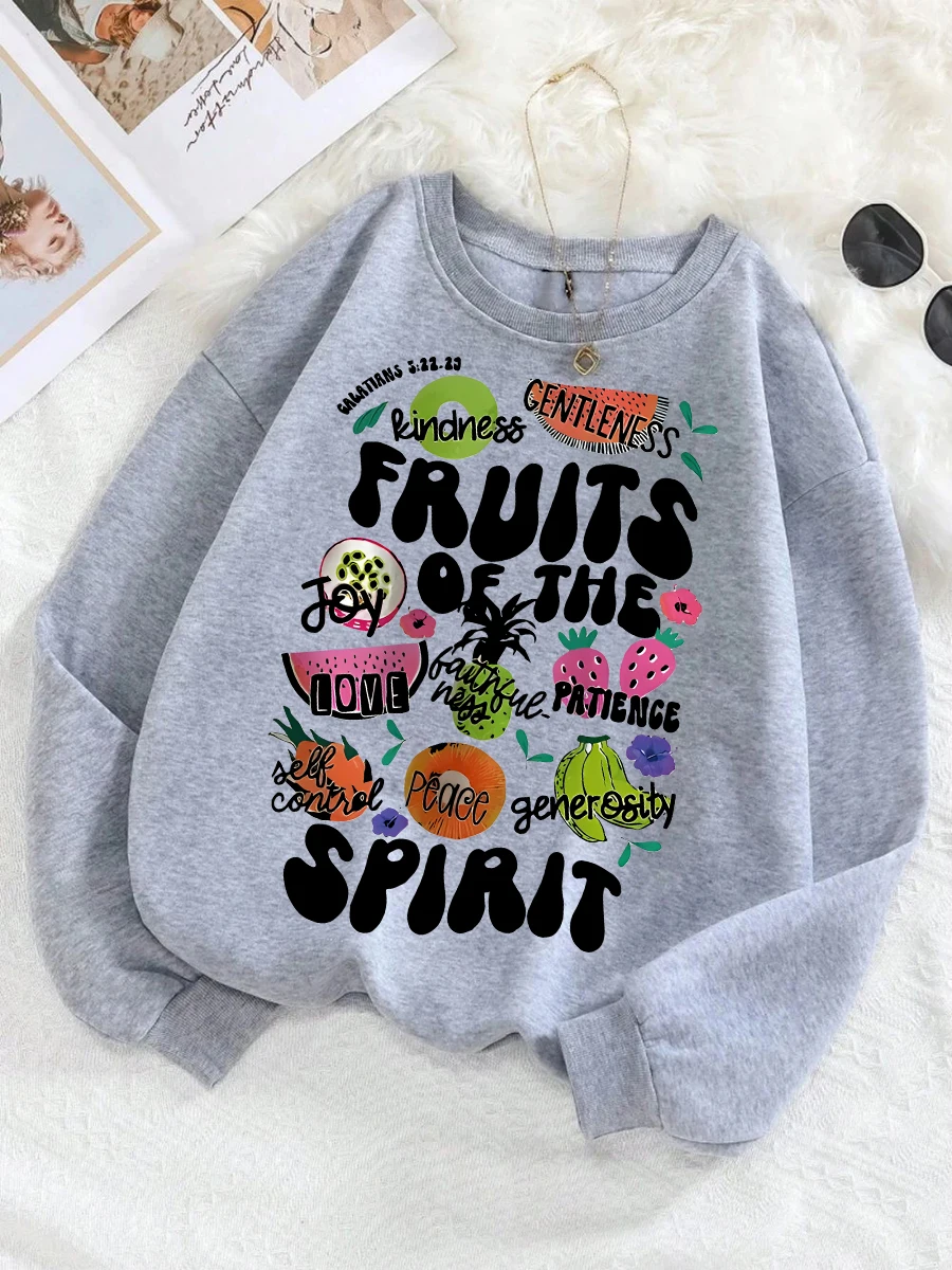 Rundhals-Sweatshirt, langärmlig, bedruckt, lässig, warm, stilvoll, Persönlichkeitsmuster, schwer (Stoffgewicht 220–320 g/m2)