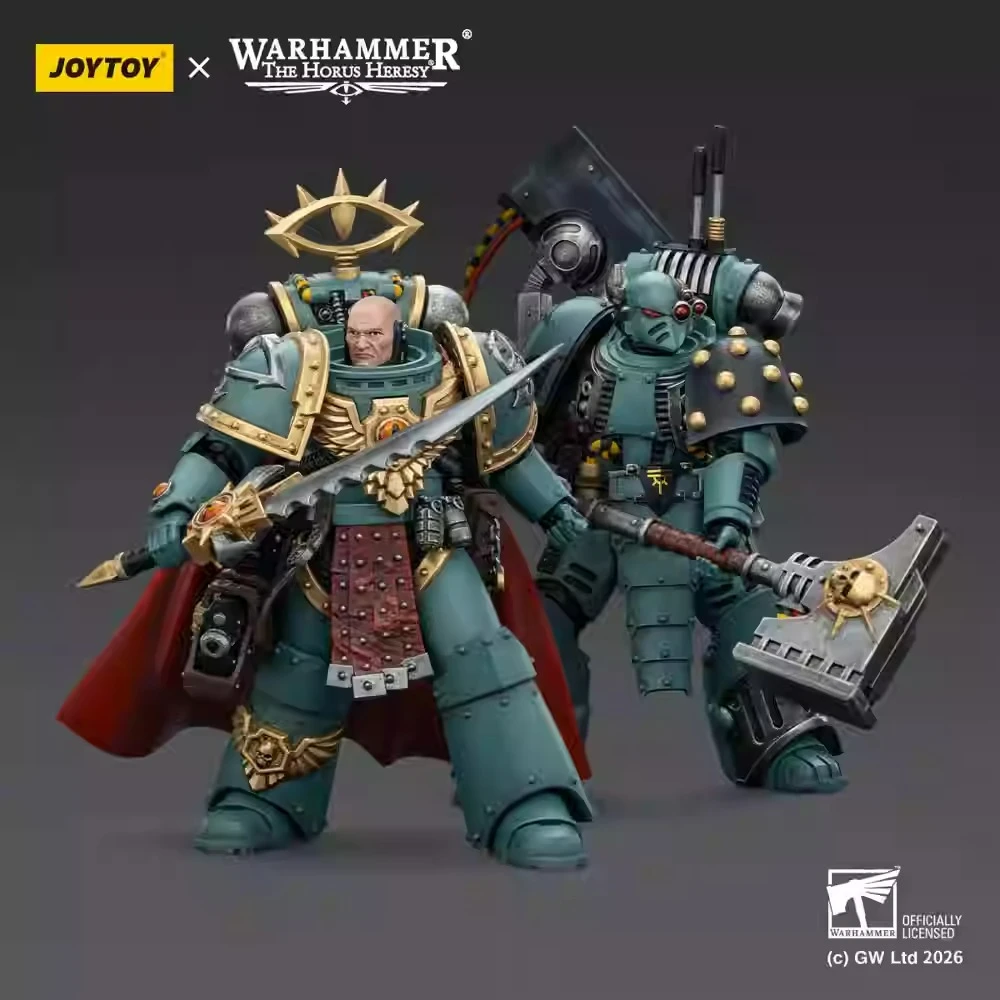 

Фигурка Joytoy Warhammer "Horus Heresy" Sons of Horus: Тибальт Марр, 1/18, Капитан 18-й компании и Штурмовик, подарок