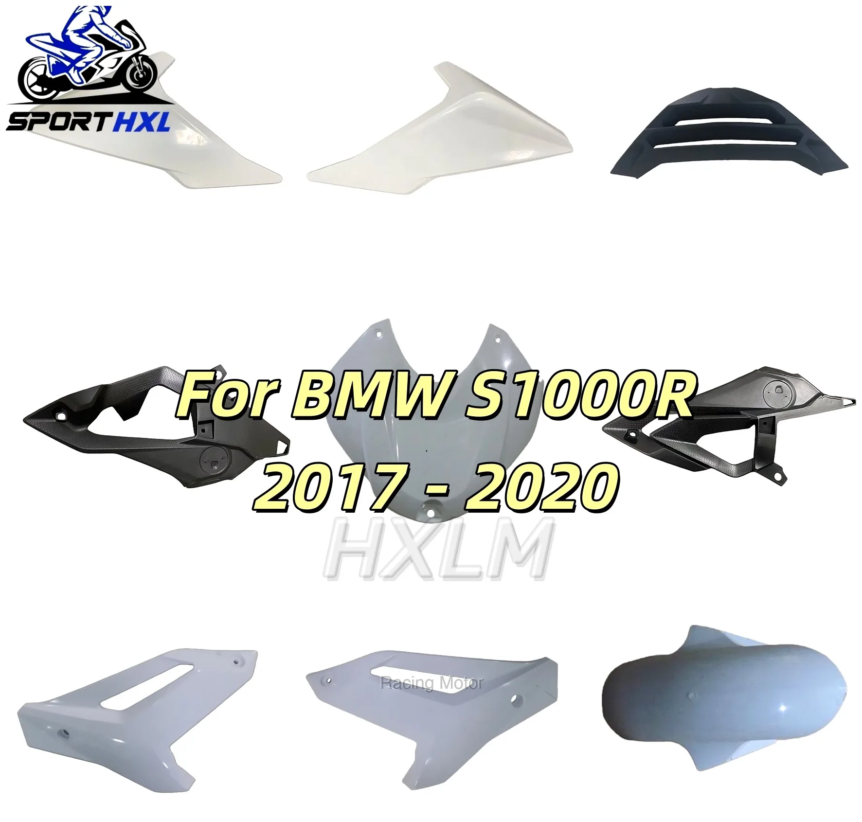 Motorcycle Fairing Body Kit - Motorcycle Accessories Front Mudguard Wheel Cover Splash Guard Protector fit for BMW S1000R