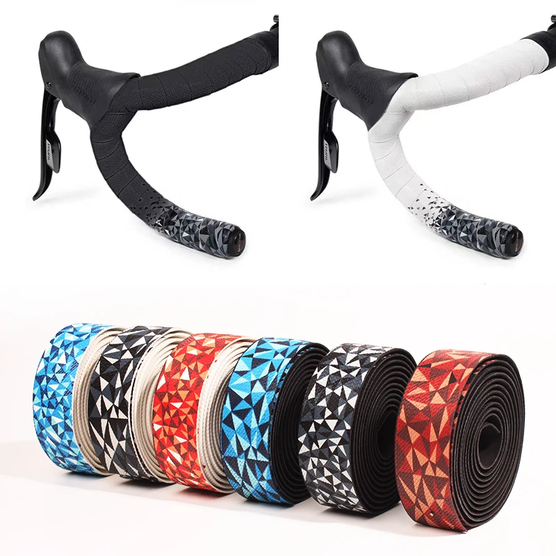 BUCKLOS Bicycle Handlebar Tape Shock Absorbing Road Bike Handlebar Tape EVA Cycling Wrap Belt Bike Shock Straps MTB Accessories