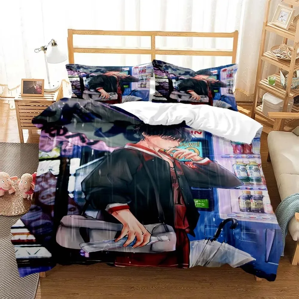 Slam dunk Digital Print Polyester Bedding Sets Child Kids Covers Boys Bed Linen Set for Teens bedding set bed comforter set