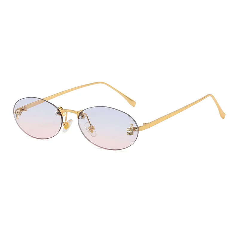 Zirosat 8115 randlose Sonnenbrille Männer Frauen Legierung optische verschreibung pflicht ige Brillen fassungen Brillen