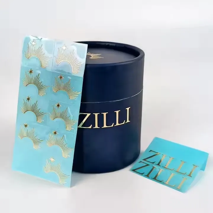 Benutzer definierte 3d Gold Transfer Aufkleber Silber Metall Logo dtf Druck Parfüm Flasche Etikett Glanz geprägt Marke Aufkleber selbst klebende Relief