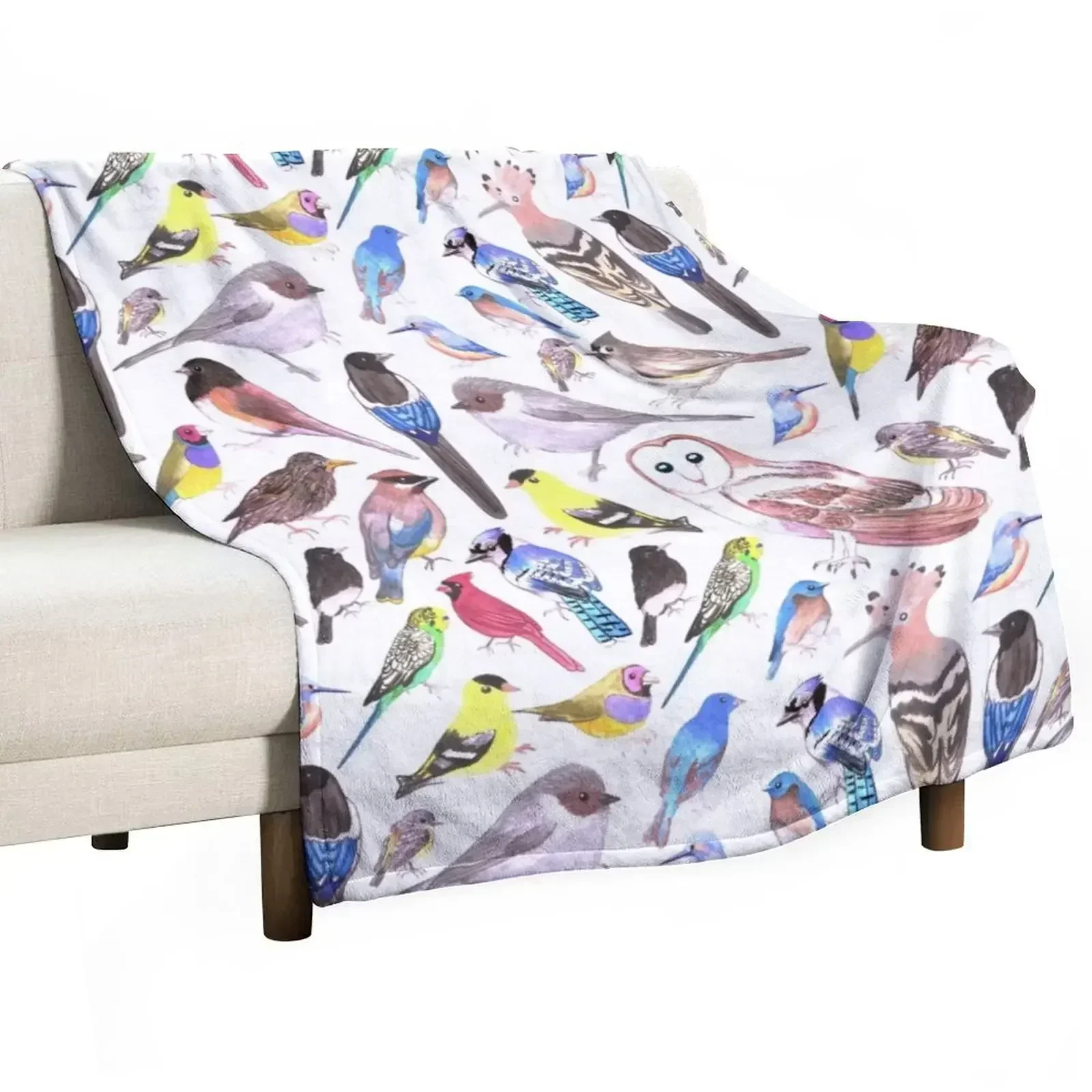 

Birds of America- pets and wild birds Throw Blanket Decorative Sofa for winter Heavy Blankets