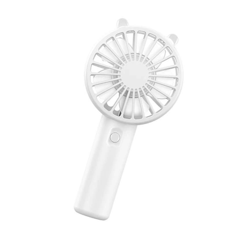 Portable Handheld Fan Portable Fan Rechargeable 300mAh 3 Speed Electricity Rechargeable Fan Quiet for Outdoor