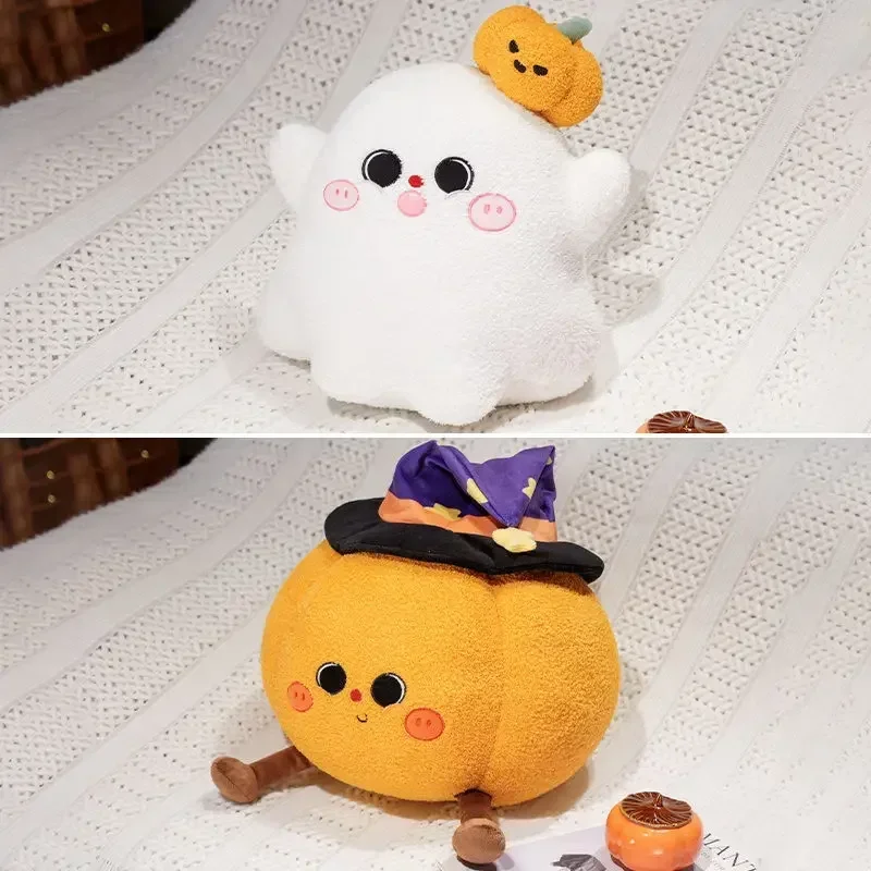 Halloween Pumpkin Doll Ghost Pillow, Quirky Plush Headboard Pillow, Office Nap Pillow, Sofa Ornament Photo Prop 6