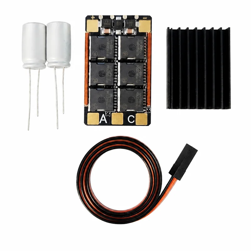 1Set AM32 12S High Voltage 32-Bit ESC AT32F421 Controller for Fixed Wing Drone/Bait Boat/Underwater Thruster Power Fan/RC Car