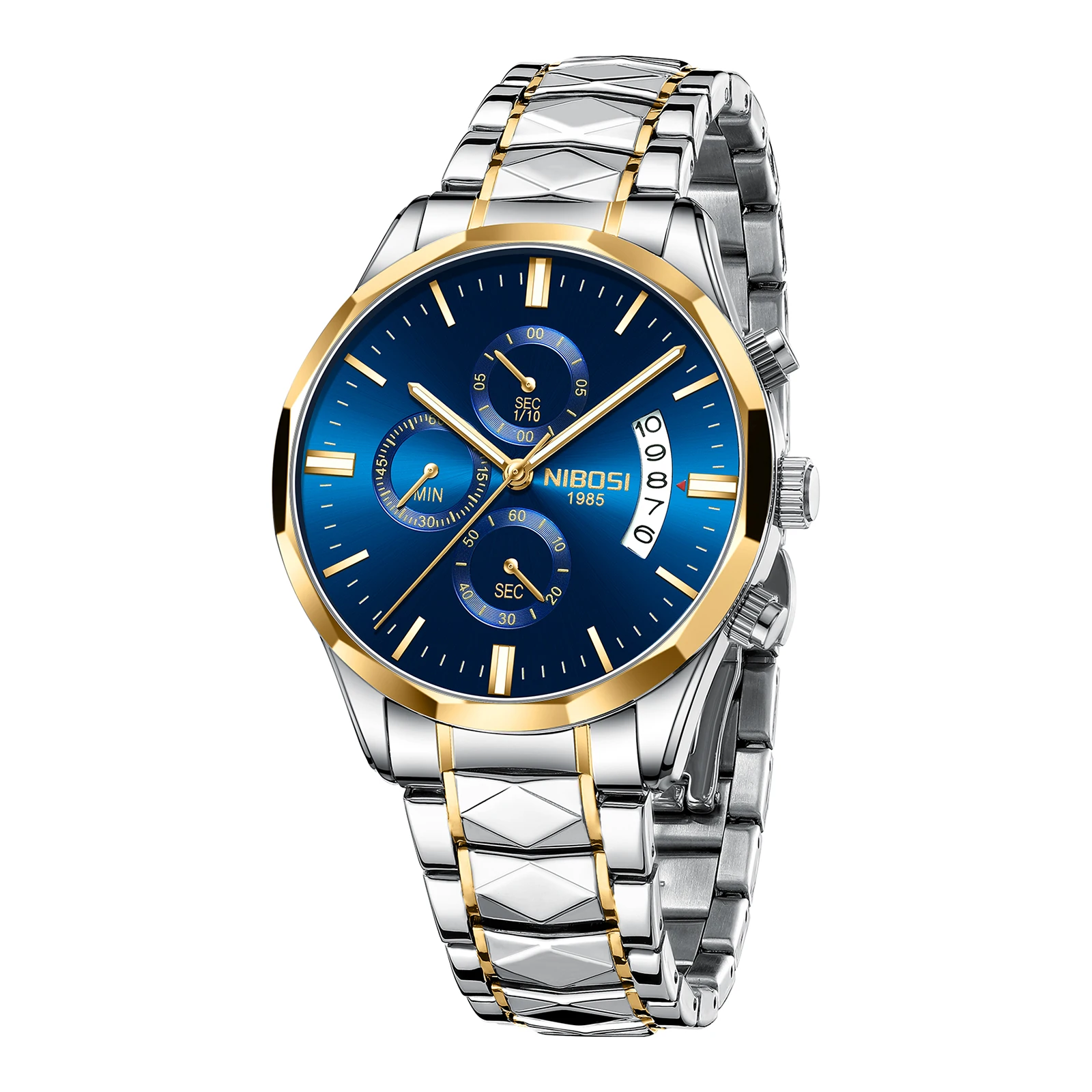 

NIBOSI модные мужские часы лучший бренд класса люкс мужские водонепроницаемые наручные часы кварцевые светящиеся часы с хронографом Relogio Masculino