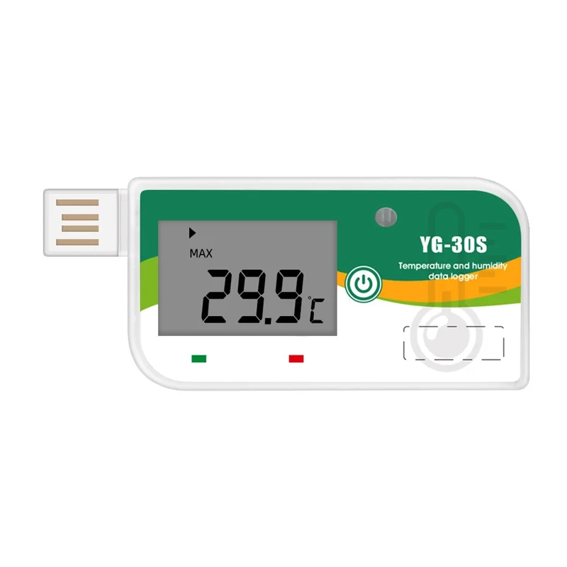 A003 180 วัน USB เครื่องบันทึกข้อมูลอุณหภูมิ Data Logger แบบใช้แล้วทิ้งรายงาน PDF 35000 จุด Datalogger สําหรับการขนส่งโซ่เย็น