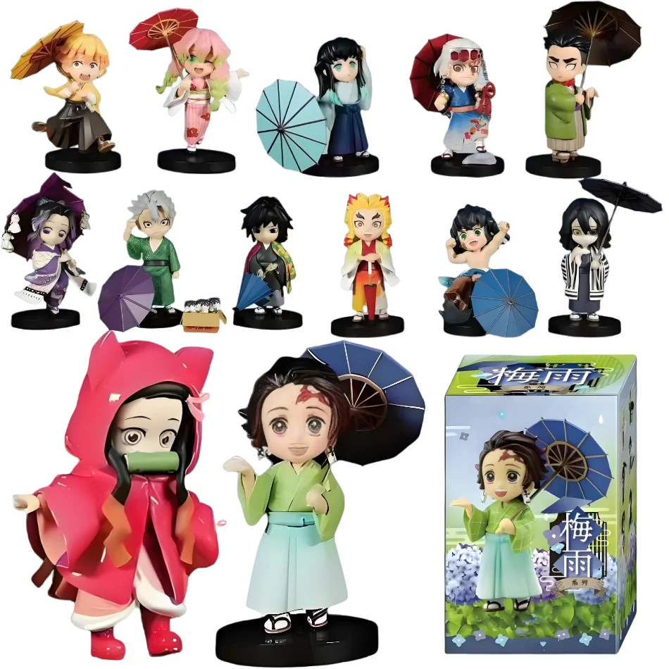 

Набор из 1-12 фигурок аниме «Истребитель демонов» (Tanjiro Kamado, Nezuko), коллекционные статуэтки из ПВХ, украшения, подарок-сюрприз для детей на фестиваль
