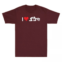 I Love Eating Ass Dirty Adults Showing Sexy and Funny Graphics Saying Joke Men's T-shirts Daily Dissatisfied Mentality