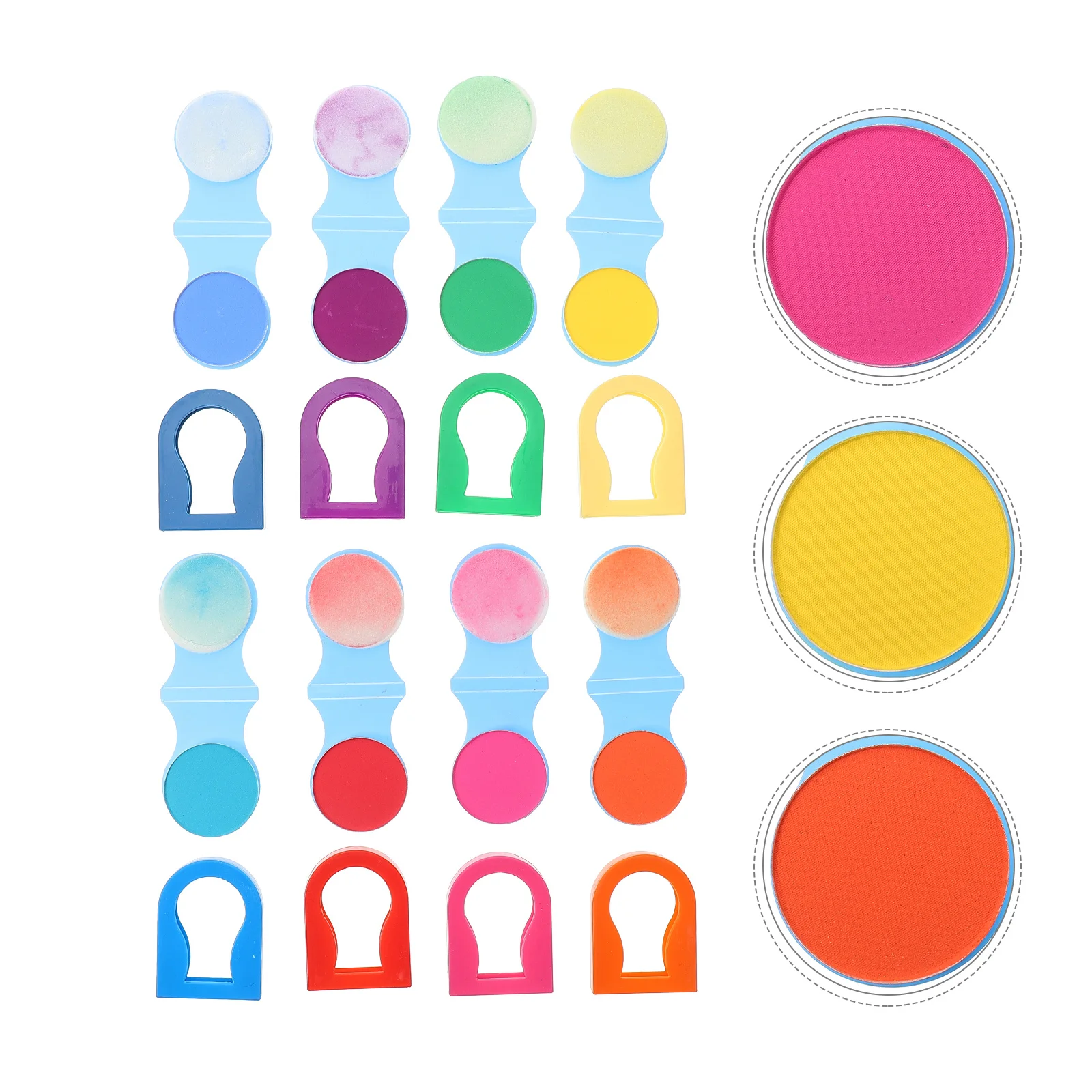 

8Pcs Washable Hair DIY Dye Powder Temporary Coloring Powder Kit High Quality Safe Material Portable Box Package