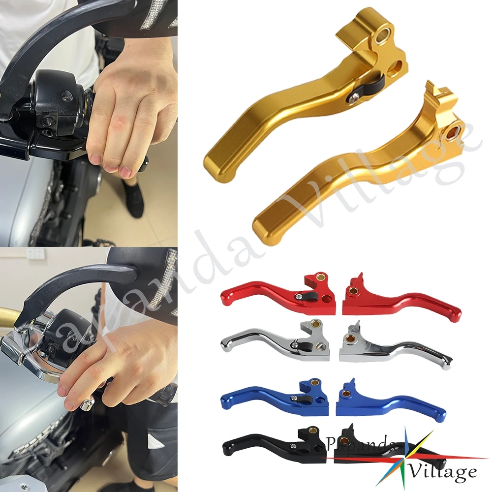 Aluminum Brake Clutch Lever For Harley Sportster SuperLow XL1200T Custom Limited A XL1200CA CP XL1200CP Handlebar Brake Levers