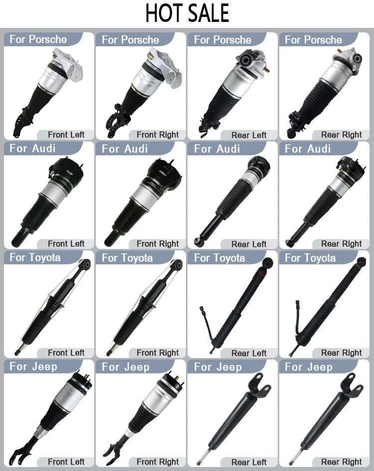 

Hot Sale air Suspension Shock Absorber for Land Rover audi bmw Mini Mercedes porsche jeep hyundai lexus toyota cadillac vw