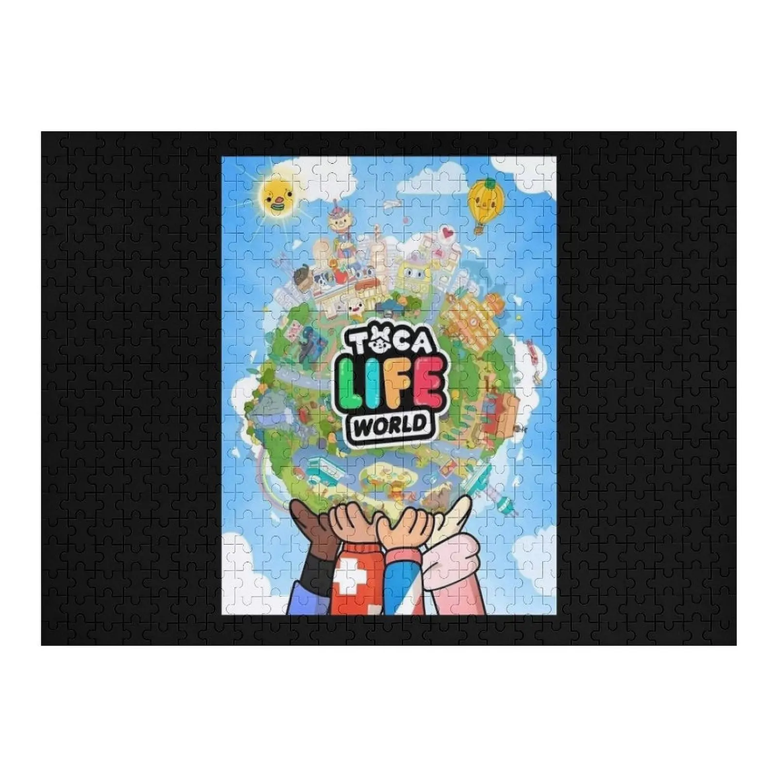 

Toca world Jigsaw Puzzle Customized Toys For Kids Scale Motors Photo Puzzle