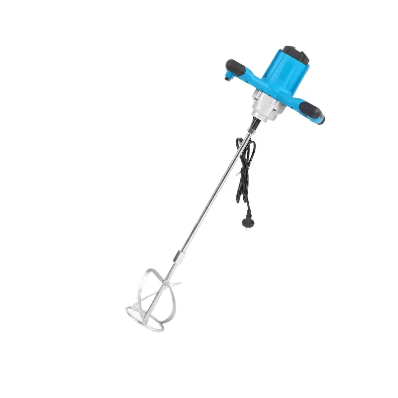 220V 1200W Small Paint and Coating Mixer High Power Putty Powder Speed Regulation Hand Held Cement Concrete Electric Mixer