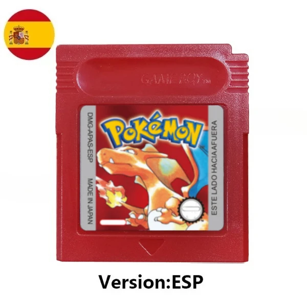 HOT USA ESP FRA GBC Pokémon Cartridge Bundle Red/Blue/Crystal/Gold/Silver/Yellow/Green Multilingual Card Pokémon Game Card image 3